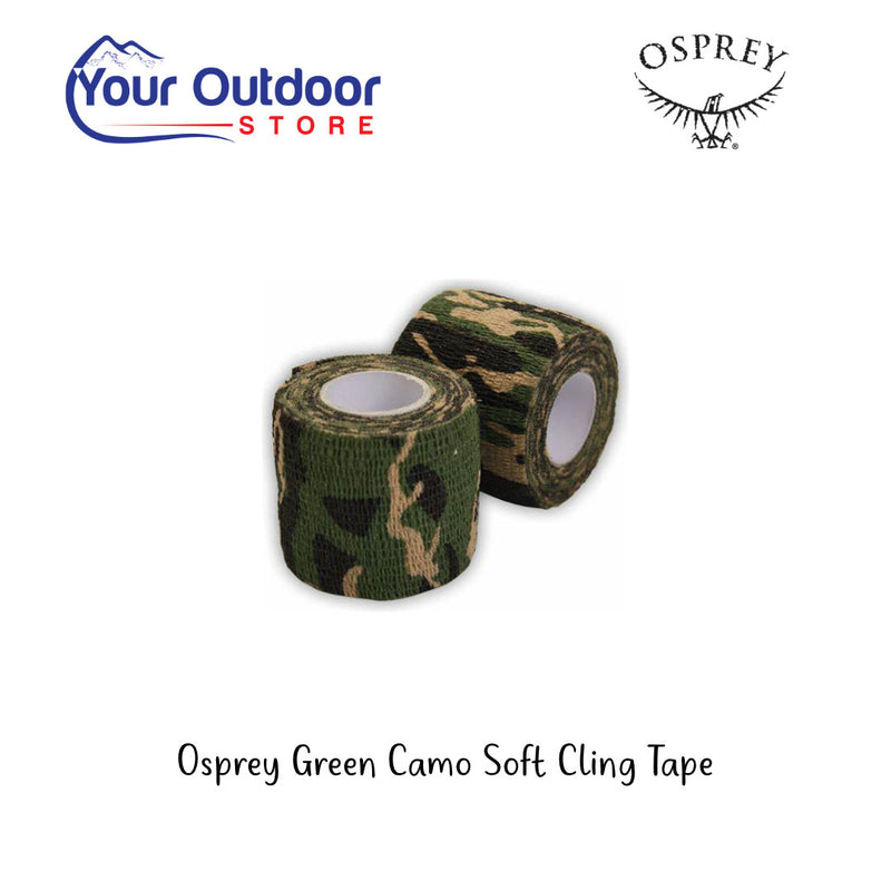 Osprey Green Camo Soft Cling Tape