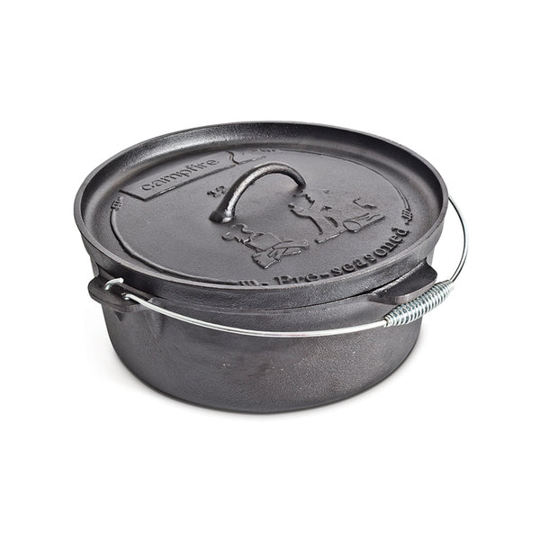9 Quart Campfire Cast Iron Round Camp Oven