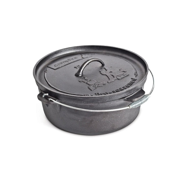 4.5 Quart Campfire Cast Iron Round Camp Oven