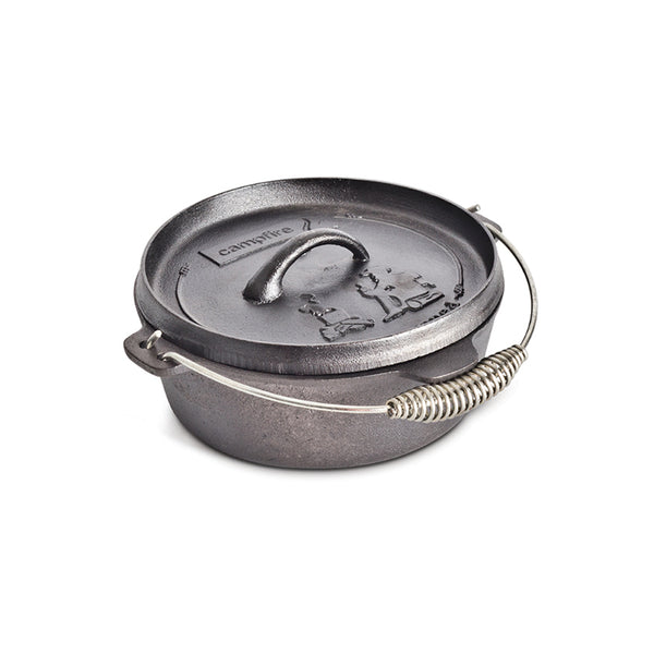 2 Quart Campfire Cast Iron Round Camp Oven