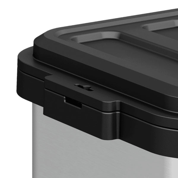 Stainless Steel | Close up of ergonomic handles