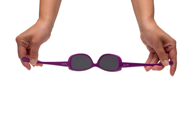 Purple | Ugly Fish Mermaid Junior Unbreakable Sunglasses PKM533 PU.SM. Arms Flex out flat