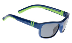 Blue/Green | Ugly Fish Junior Polarised Unbreakable Sunglasses PK699 B.SM. Angled Side View