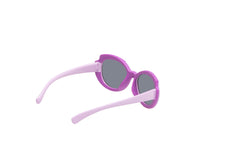Pink Purple | Ugly Fish Mermaid Junior Unbreakable Sunglasses PKM502 P.SM. Back View