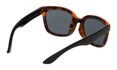 Leopard Print Black | Ugly Fish Mermaid Junior Unbreakable Sunglasses PKM511 BR.SM. Back View