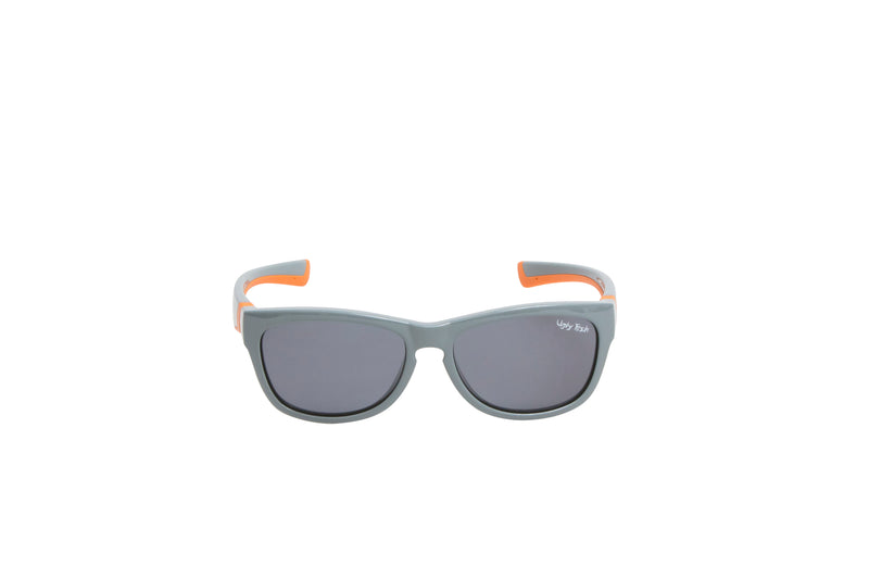 Grey / Orange | Ugly Fish Junior Unbreakable Sun Glasses PK488 GY.SM. Front View