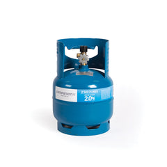 Blue | 2.0 kg Companion LPG Gas 3/8in Cylinder