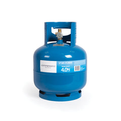 Blue | 4.0 kg Companion LPG Gas 3/8in Cylinder.