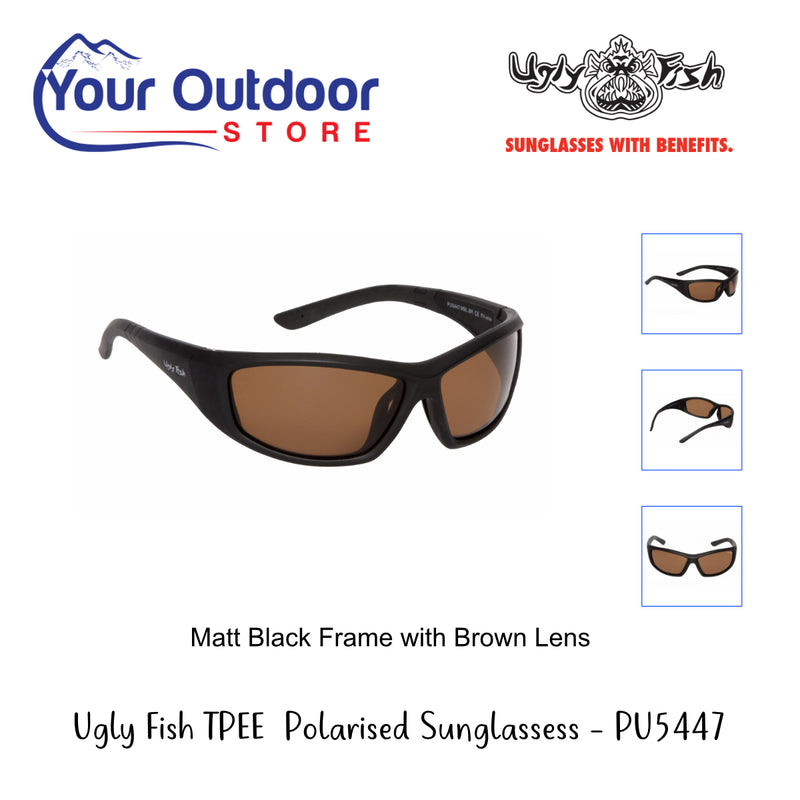 Ugly Fish Adult TPEE Polarised Sunglasses PU5447 MBL.BR