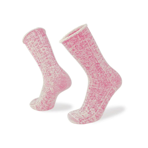 Pink Marle | Wilderness Wear Merino Fleece Socks. 