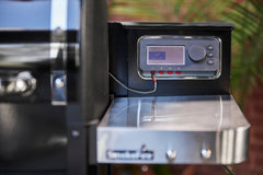 Weber Connect with 1 thermometer going into the smoker.
