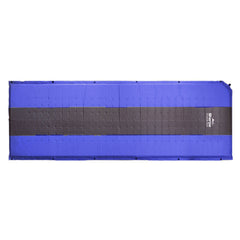 Blue Grey | Sherpa Sleeping Mat Camper. Inflated, Top View. 