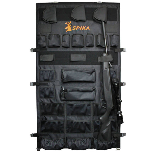 Black | Spika Large Triple Gun Safe Organiser - Front View. 