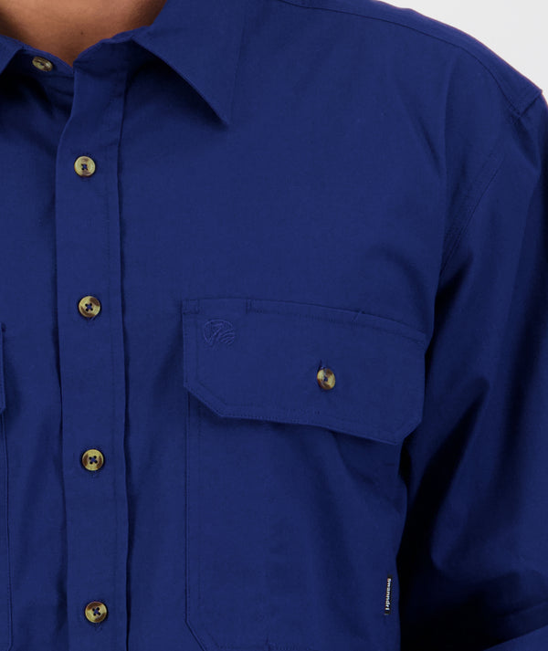 Navy | Left Shoulder with Chest Pocket and Collar