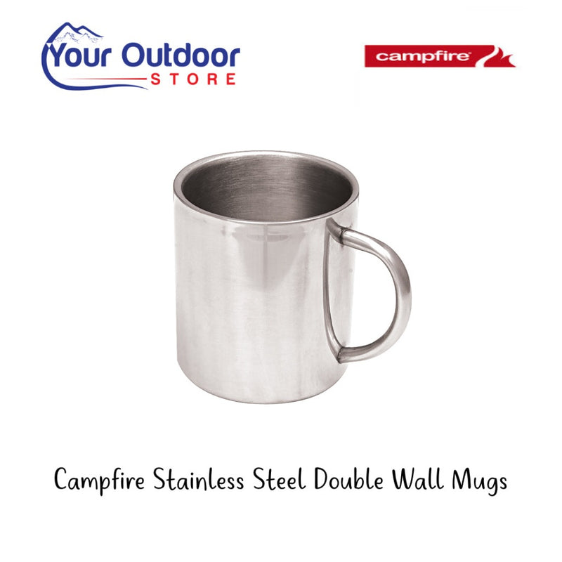 Campfire Stainless Steel Double Wall Mugs