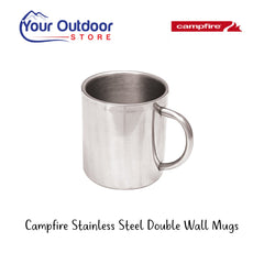 Campfire Stainless Steel Double Wall Mugs
