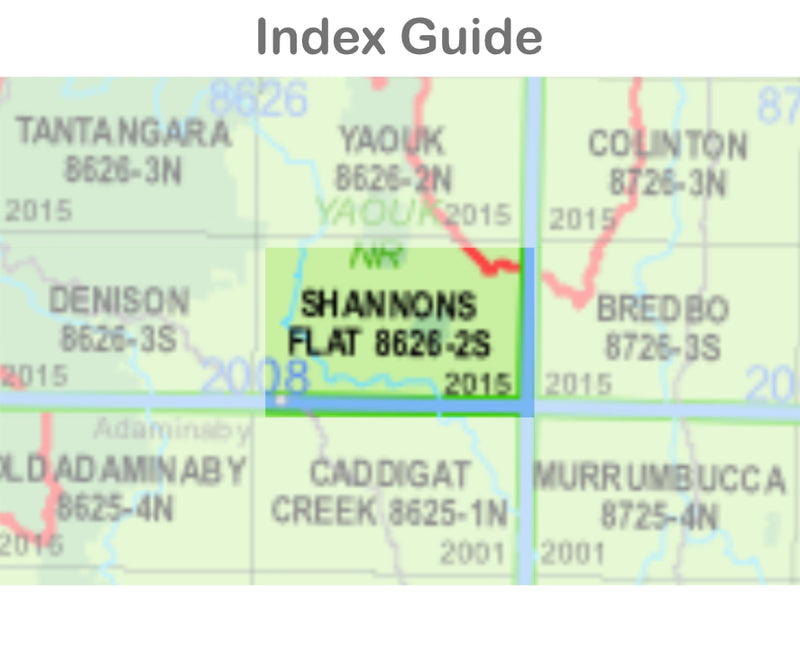 Shannons Flat 8626-2-S NSW Topographic Map 1 25k