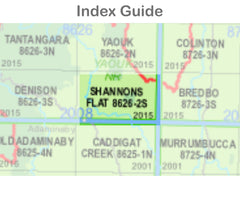 Shannons Flat 8626-2-S NSW Topographic Map 1 25k