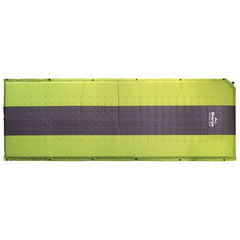 Green Grey | Sherpa Sleeping Mat Camper. Inflated, Top View. 