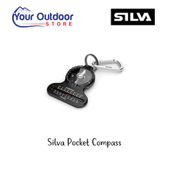Silva Pocket Compass. Hero image with title and logos