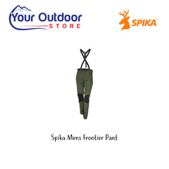 Spika Mens Frontier Pant. Hero Image Showing Logos and Title. 