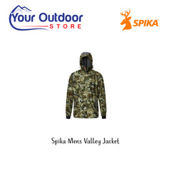 Spika Mens Valley Jacket. Hero Image Showing Logos and Title. 