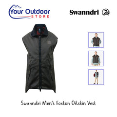 Brown | Swanndri Men's Foxton Oilskin Vest. Hero Image