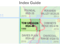 Tom Groggin 8524-4-N NSW Topographic Map 1 25k