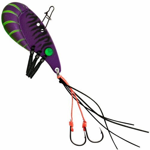 Matt Purple Chartreuse Black | Front View