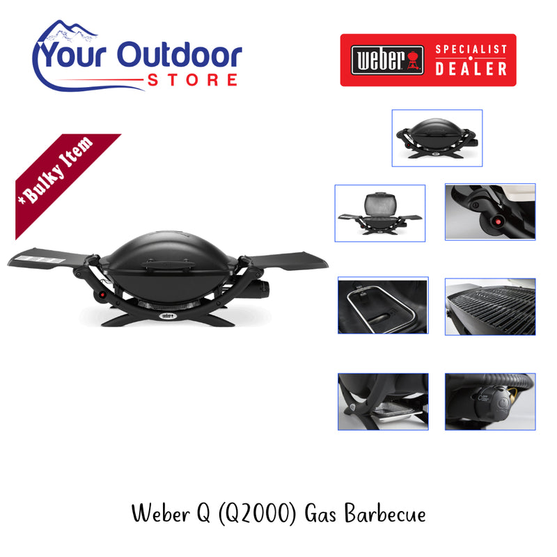 Weber Q 2000 Gas Barbecue Black
