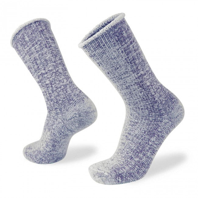 Navy Marle | Wilderness Wear Merino Fleece Socks. 