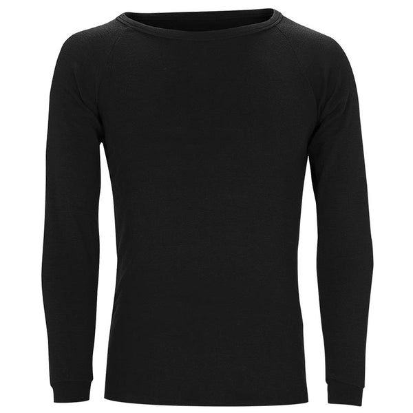 Black | Sherpa Australian Merino Wool Baselayer Top