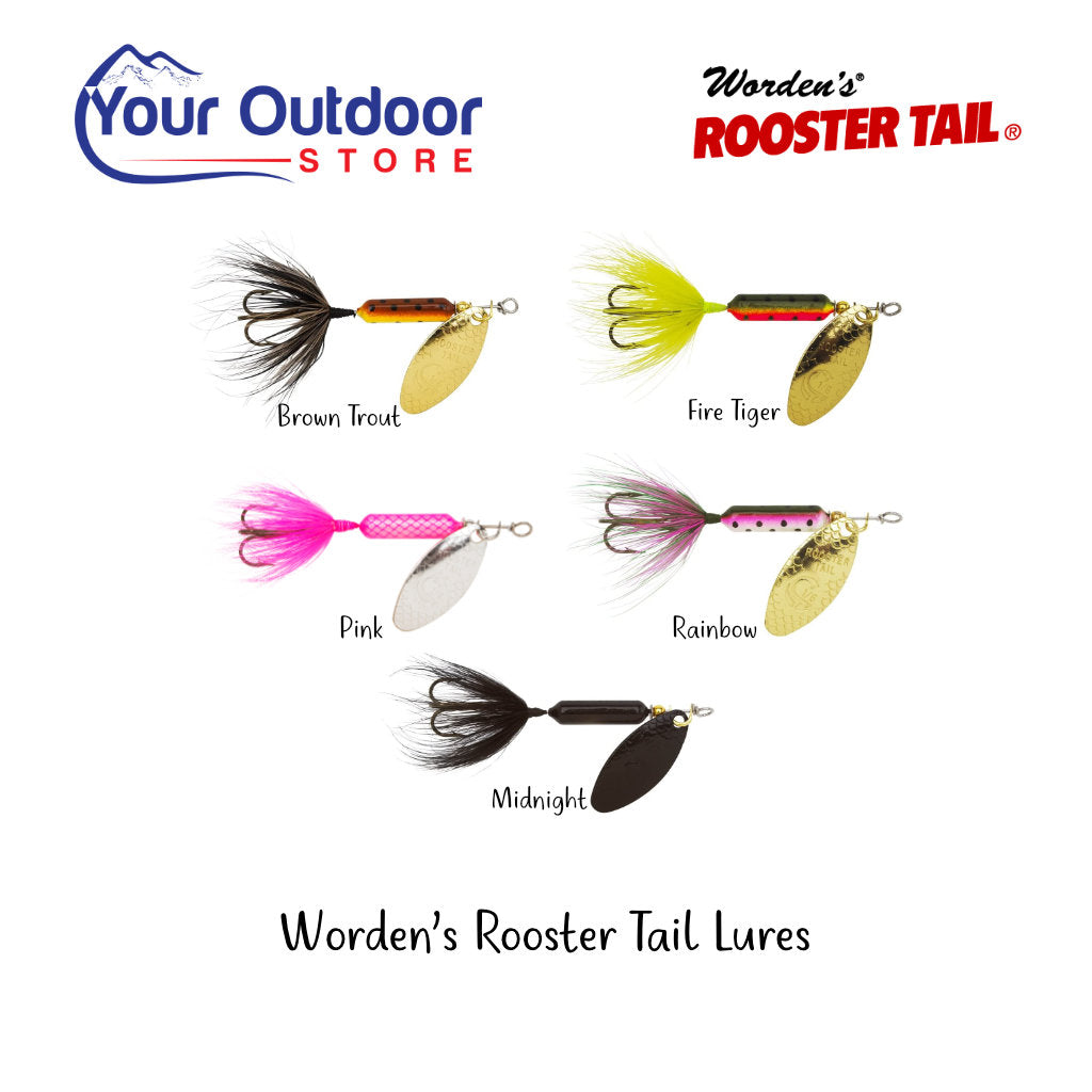 Yakima Bait Wordens Original Rooster Tail Lot de 3 leurres spinner Rouge 0,6 g Yakima Bait Wordens Original Rooster Tail Lot de 3 leurres spinner Rouge 0,6 g