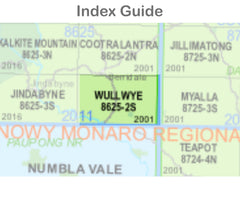 Wullwye 8625-2-S NSW Topographic Map 1 25k