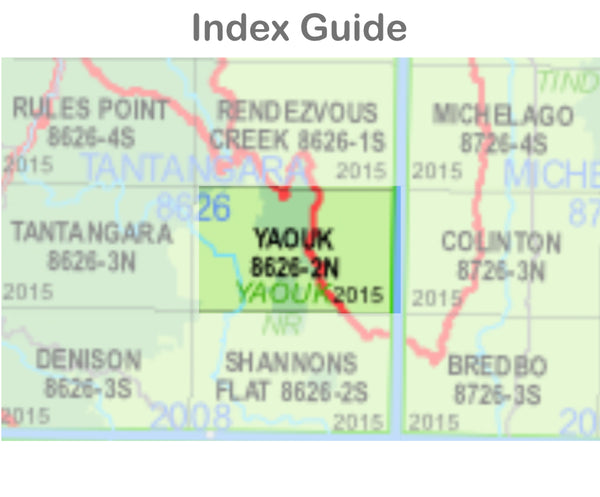 Yaouk 8626-2-N NSW Topographic Map 1 25k