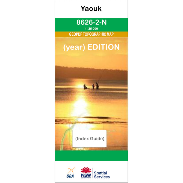 Yaouk 8626-2-N NSW Topographic Map 1 25k