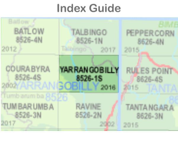 Yarrangobilly 8526-1-S NSW Topographic Map 1 25k