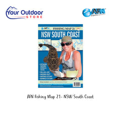 AFN Fishing Map 21 New South Wales South Coast. Hero image with title and logos