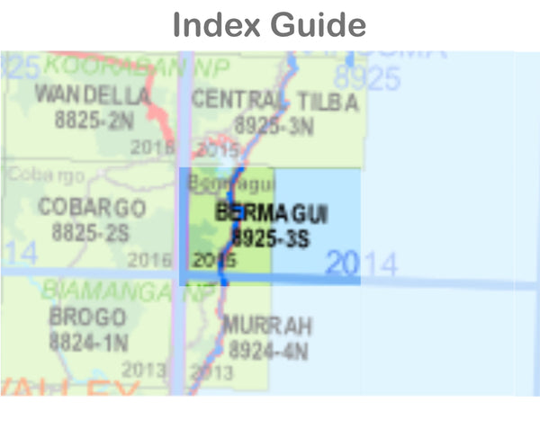 Bermagui 8925-3-S NSW Topographic Map 1 25k