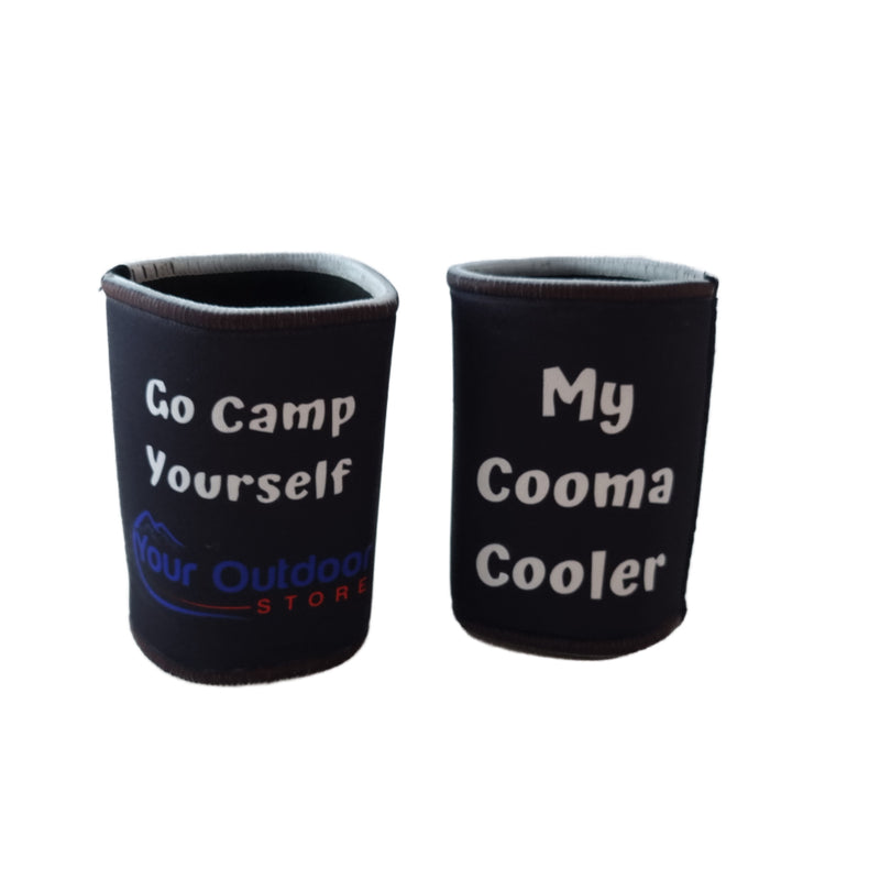 Black | My Cooma Cooler Front and Back