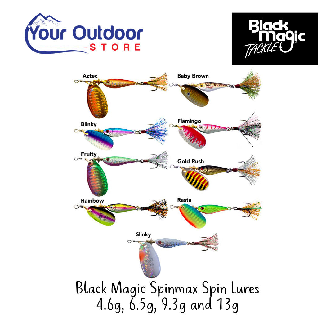 Black Magic Spinmax Spin Lure