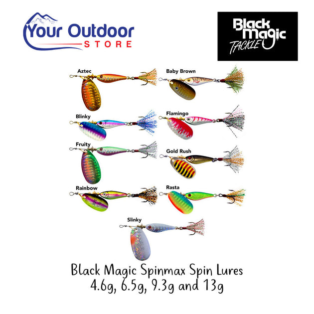 Black Magic Spinmax Spin Lure Your Outdoor Store 
