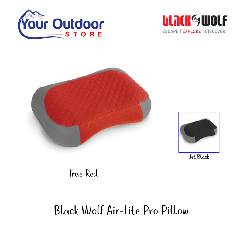 True Red | Black Wolf Air-Lite Pro Pillow- Hero