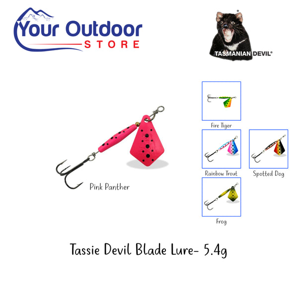 Pink Panther | Tasmanian Devil Blade 5.4g UV. Hero With Colour inserts and logos