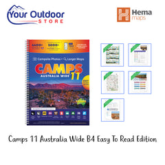 Camps 11 Australia Wide B4 Spiral Book Easy Read Edition. Hero image with title and logos