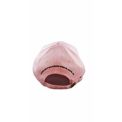 Pink | my Cooma cap back with black embroidery