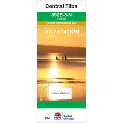 Central Tilba 8925-3-N NSW Topographic Map 1 25k