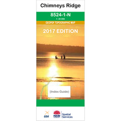 Chimneys Ridge 8524-1-N NSW Topographic Map 1:25k