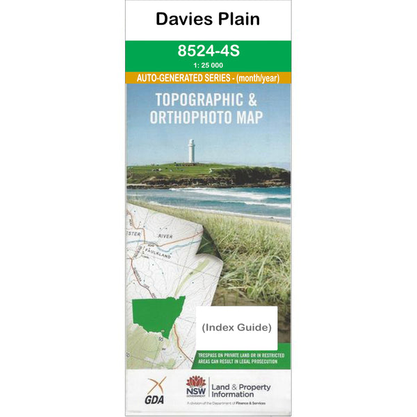 Davies Plain 8524-4-S NSW Topographic Map 1 25k