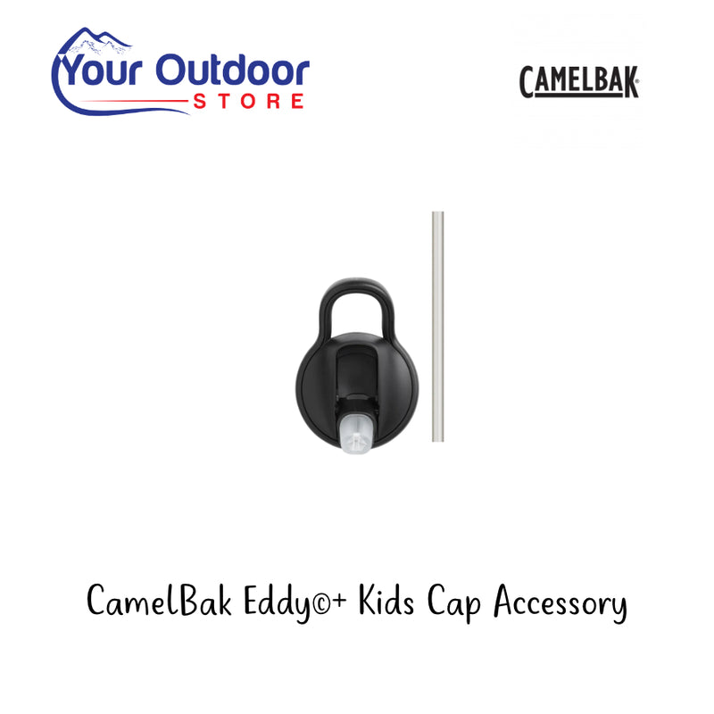 CamelBak Eddy Plus Kids Cap Accessory. Hero image with title and logos
